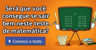 Será que você consegue se sair bem neste teste de matemática?