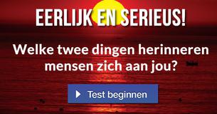 Welke twee dingen herinneren mensen zich aan jou?
