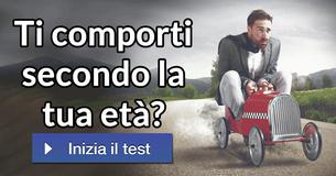Ti comporti secondo la tua età?