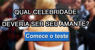 Qual celebridade deveria ser seu amante?