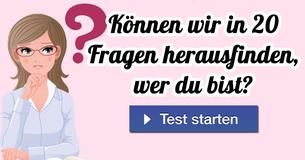 Können wir in 20 Fragen herausfinden, wer du bist?