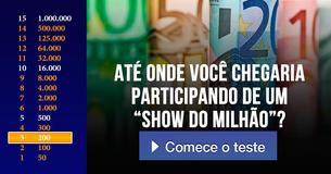 Até onde você chegaria participando de um “Show do Milhão”?