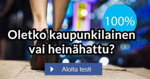 Oletko kaupunkilainen vai heinähattu?