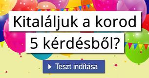 Kitaláljuk a korod 5 kérdésből?    