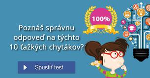 Poznáš správnu odpove? na týchto 10 ?ažkých chytákov?