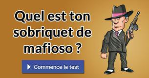 Quel est ton sobriquet de mafioso ?