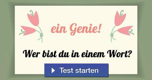 Wer bist du in einem Wort?