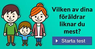 Vilken av dina föräldrar liknar du mest?