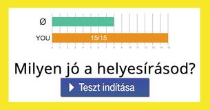 Milyen jó a helyesírásod?
