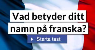 Vad betyder ditt namn på franska?