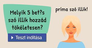Melyik 5 betűs szó illik hozzád tökéletesen? 