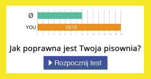 Jak poprawna jest Twoja pisownia?