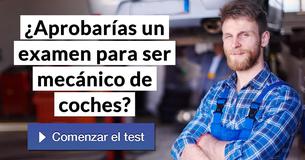 ¿Aprobarías un examen para ser mecánico de coches?