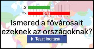 Ismered a fővárosait ezeknek az országoknak?