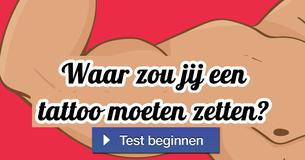 Waar zou jij een tattoo moeten zetten?