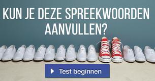 Kun je deze spreekwoorden aanvullen?