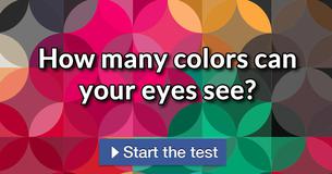 How many colors can your eyes see?