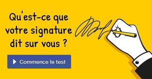 Qu'est-ce que votre signature dit sur vous ?