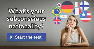 What's your subconscious nationality?