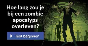 Hoe lang zou je bij een zombie apocalyps overleven? 