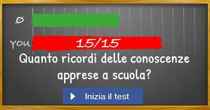 Quanto ricordi delle conoscenze apprese a scuola?