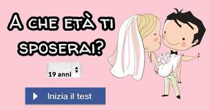 A che età ti sposerai?