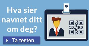 Hva sier navnet ditt om deg?