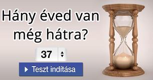 Hány éved van még hátra? 