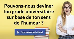Pouvons-nous deviner ton grade universitaire sur base de ton sens de l'humour ?