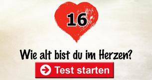 Wie alt bist du im Herzen?
