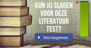 Kun jij slagen voor deze literatuur test? 