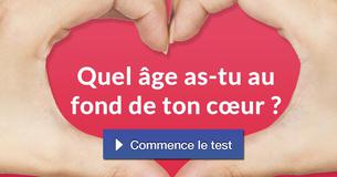 Quel âge as-tu au fond de ton cœur ?