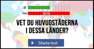Vet du huvudstäderna i dessa länder?
