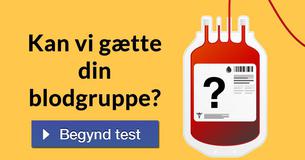 Kan vi gætte din blodgruppe?