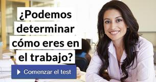 ¿Podemos determinar cómo eres en el trabajo?