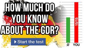 How much do you know about the GDR?