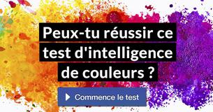 Peux-tu réussir ce test d'intelligence de couleurs ?