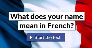 What does your name mean in French?