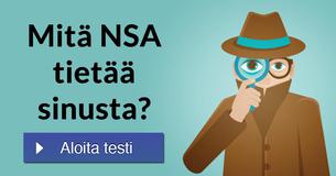 Mitä NSA tietää sinusta?