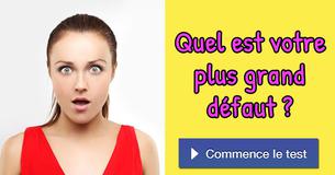Quel est votre plus grand défaut ?