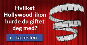 Hvilket Hollywood-ikon burde du giftet deg med?
