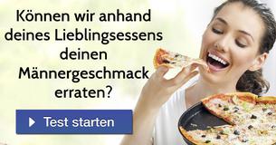 Können wir anhand deines Lieblingsessens deinen Männergeschmack erraten?