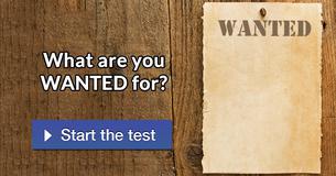 What are you WANTED for?