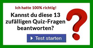 Kannst du diese 13 zufälligen Quiz-Fragen beantworten?