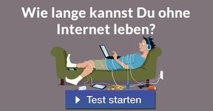 Wie lange kannst Du ohne Internet leben?