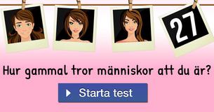 Hur gammal tror människor att du är?