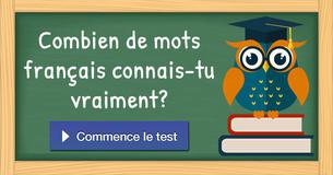 Combien de mots français connais-tu vraiment ?