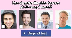 Kan vi gætte din alder baseret på din smag i mænd?
