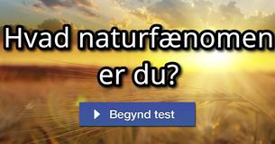 Hvad naturfænomen er du?