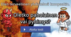 Oletko paholainen vai pyhimys?